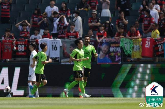 p全北现代汽车绝杀浦项终结三轮不胜，李刚仁欧